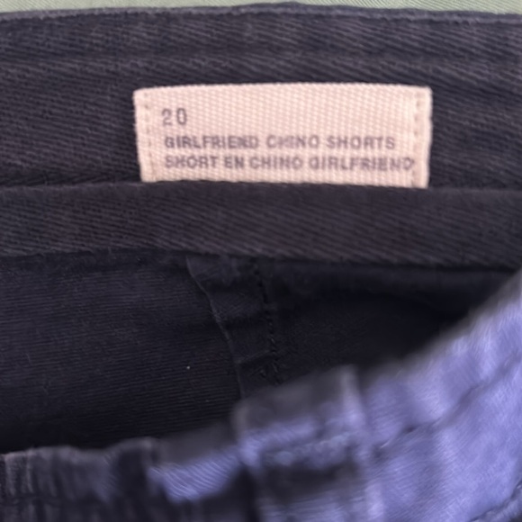 3/$30 GAP‎ Girlfriend Chino Shorts Navy Blue Sz 20 Plus Cotton blend Bermuda - Picture 7 of 10